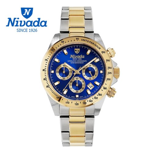 [NIVADA] 니바다 남성용 크로노그래프 메탈 시계 1003