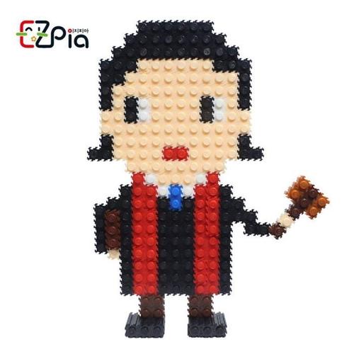 [셀러허브][XBKK9LKP_48]이지 미니블럭 툭툭블럭 직업 시리즈5 법조인