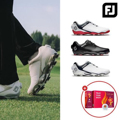 [풋조이]ALL NEW DNA 2.0 헬릭스 남성 스파이크 골프화 보아 방수 남자 골프신발 + 세인트나인 멘탈메이..