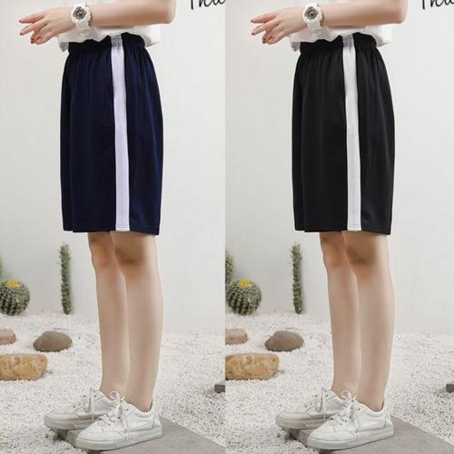 [고씨네]블랙 네이비 스트레이트 추리닝 반바지 교복 스쿨룩