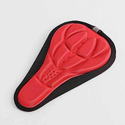 셀러허브 [XBJ76208_48]메모리폼 쿠션 자전거 안장커버 레드 안장쿠션