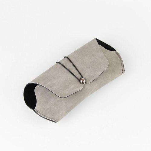 [에이치플러스몰]안경 그레이 가죽 케이스 뉴트로 선글라스