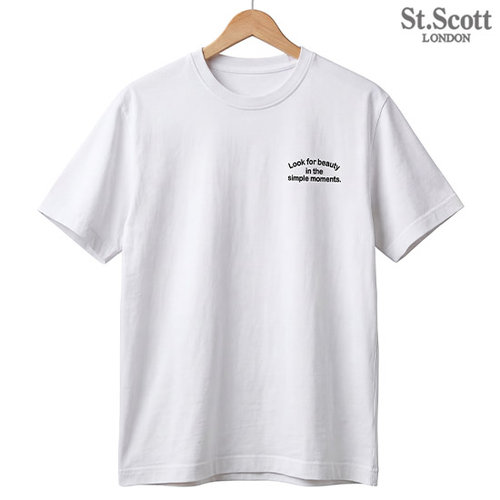 [St.Scott] 세인트 26SS 남성 니들워크 피그먼트 다잉 코튼 100 티셔츠 4종 5