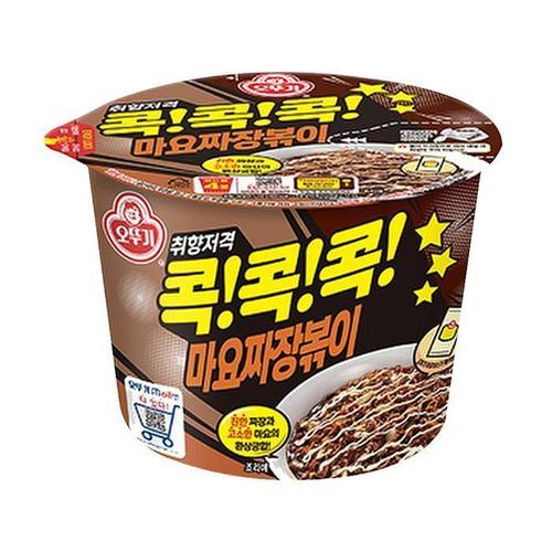 [대용량과자][가공식품]오뚜기 콕콕콕 마요짜장볶이 큰컵 130gx2 (44883439)