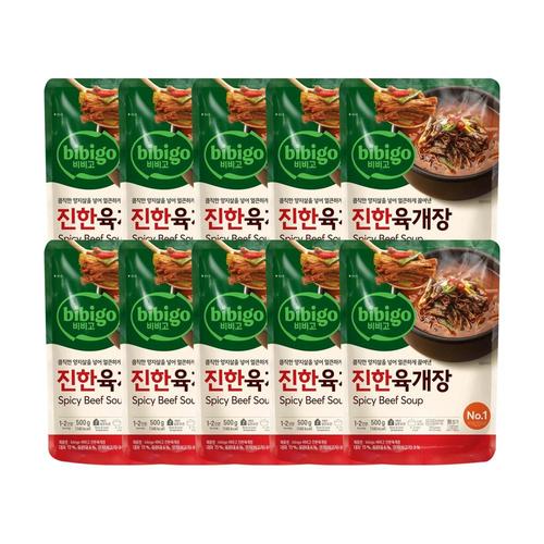 [CJ제일제당][CJ] 비비고 진한육개장 500g x10개