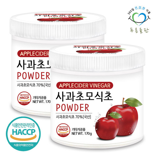 푸른들판 사과초모식초 분말 가루 170g