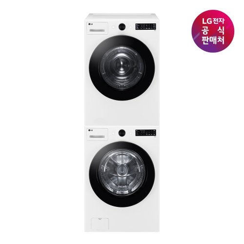 [LG전자공식판매처] LG 트롬 세트모델 FG19WN+RG18WN (드럼세탁기+건조기)