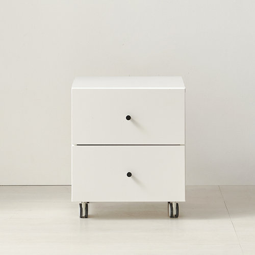 바퀴달린 침대협탁 쇼파사이드장 서랍장 P0000QPR