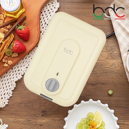 홈니즈 BDC 2 IN1 1구 와플 & 샌드위치 메이커 아이보리 BDC-WF660Y