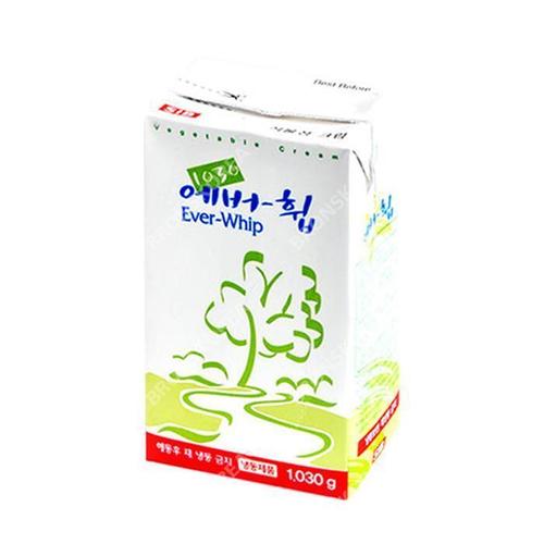 [선인]에버휩 휘핑크림 가당 1030g 생크림 커피휘핑 베이킹 로제 (12535133)