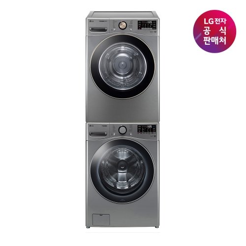 [LG전자공식판매처] LG 트롬 세트모델 F24VDSP+RH18VTLN (드럼세탁기+건조기)