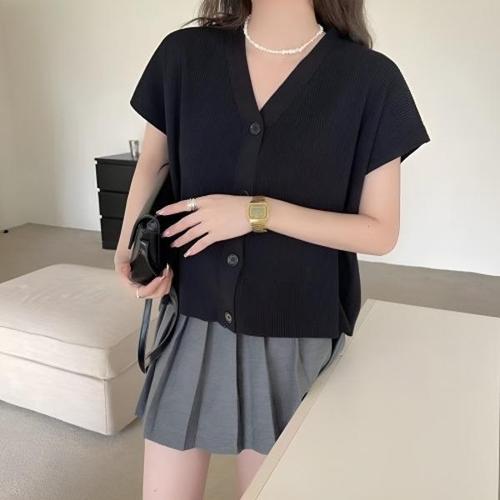 기타제조사 [브이와이][VY] 여자 여름 페미닌 반팔 가디건_WJK21665_17856349_588847