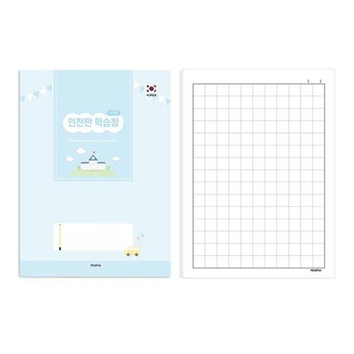 초등노트 학습장 연습장 인천판 11칸 노트 (10권) (WBBFB4E)