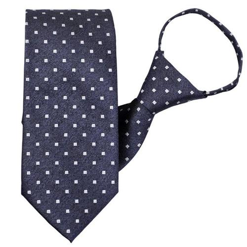 갤러리아_[ELLE HOMME] 엘르옴므 패션 자동/지퍼넥타이 큐비 네이비 8cm