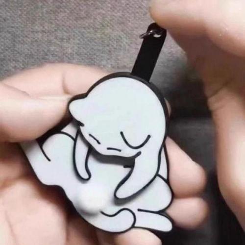 [에이치플러스몰]고양이 베이직 움직이는 키링 킹받는 올데이 신박한