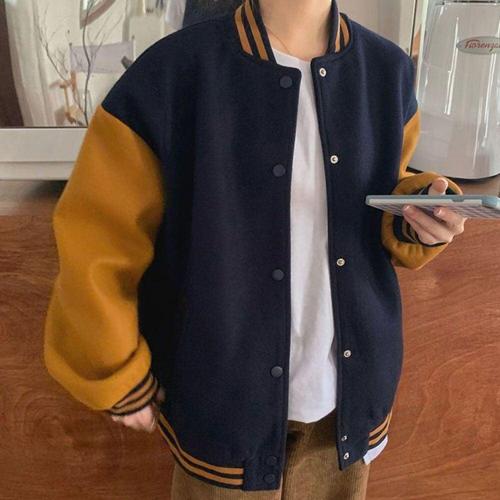 캐주얼 여성 겨울 나들이 패션 기모 야구 점퍼 자켓 WD45680