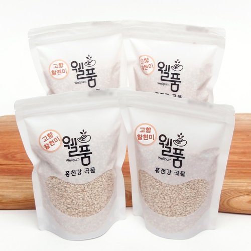 강원 홍천 누룽지향 찰현미 2kg (500x 4봉)