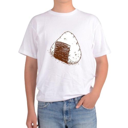 오너클랜 반팔 라운드티 삼각김밥 편의점 간단음식