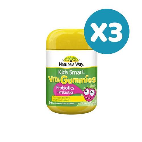 [해외] [명절특가] 네이쳐스웨이 키즈 비타구미 프로바이오틱 90구미X3개