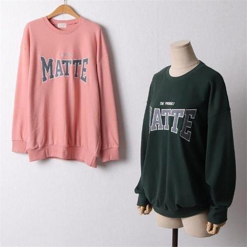 [셀러허브_여성트랜드패션]빅사이즈 110 데일리코튼루즈맨투맨 DMOF509