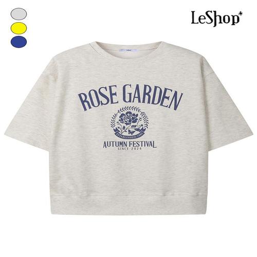 [르샵]로즈 가든 맨투맨 반팔 티셔츠 (BQ1TS022A)