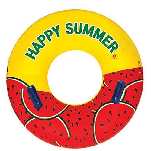 유아 100cm 워터멜론 손잡이원형튜브 아동 물놀이튜브