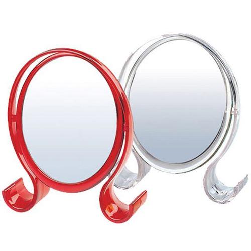 국산 스타 원형 양면 탁상거울 198x55x229mm 투명 (WFG9SFL)