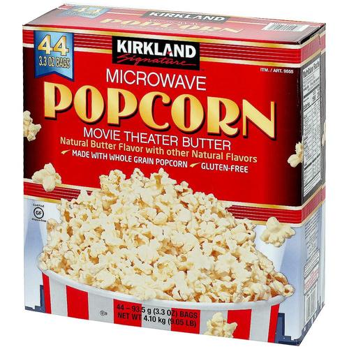 [코스트코] 커클랜드 전자레인지 팝콘 4.1kg(93.5g x 44개입) 과자 안주