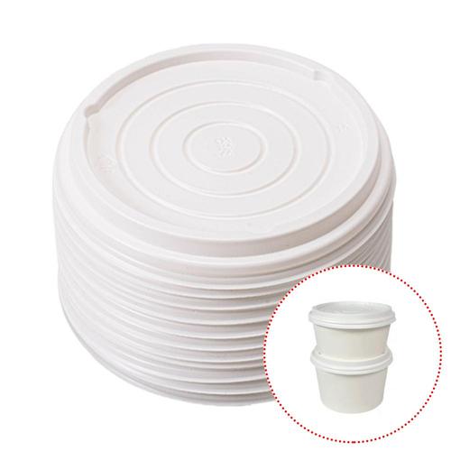 (주)한미마루 분식 용기 뚜껑 10p 520 750ml 공용 일회용 떡볶이 국물 밥그릇 식당 도시락