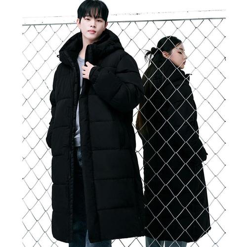 [펄스 오리진][루페코리아] 남성 여성 훼르자 롱패딩 점퍼 숏패딩 벤치코트 93 블랙