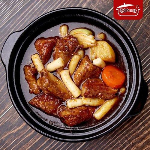 갤러리아_[끓임의미학] 쪽갈비떡볶이(간장맛) 550g x 3팩