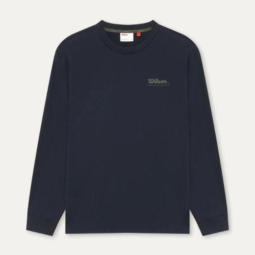 하프클럽 [윌슨]퓨어드라이 에이스 긴팔 B1 W263001TTL95 DNY KHA WHT