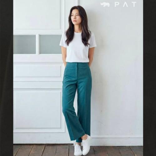 [피에이티]여성 세미와이드 팬츠 1L41694_HDD