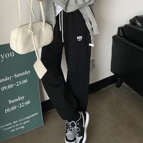 쿨팬츠 아이스바지 냉감 여자 간편 외출 홈웨어 와이드 스타일 밴딩바지