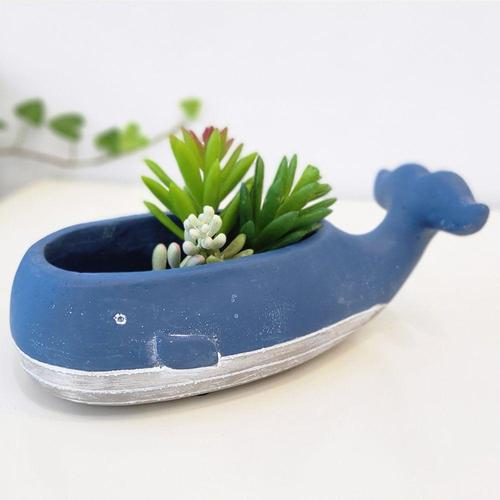 [주식회사 금수저몰]Carnic japan 큰고래 도자기화분(블루) (WFGOPMG)