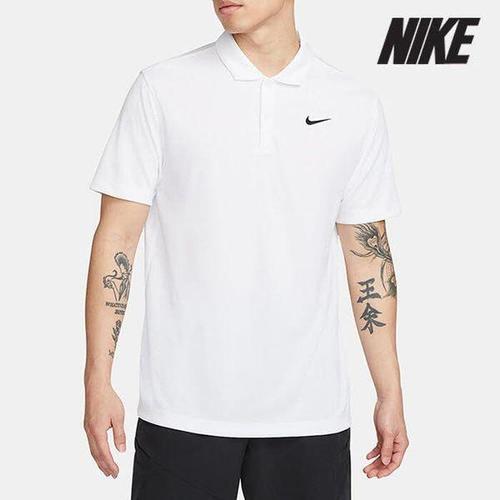 [나이키]반팔티 /Y1- DH0858-100 / 코트 드라이 핏 솔리드 테니스 반팔 폴로