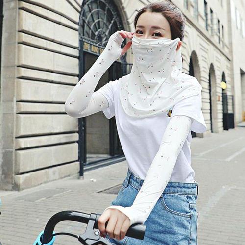 키밍 꽃무늬 쿨 토시 자외선차단 햇빛가리개 아웃도어 [W6DC662]