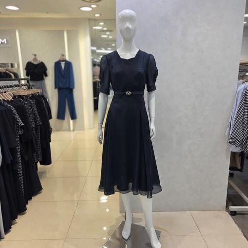 [미니멈]시스루 플레어 벨트 원피스 M1BGWO3910DV_BP