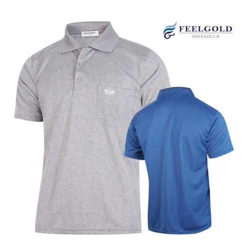 보카시 솔리드 반소매 카라티셔츠 PARK TOWN T5801 W91D02F