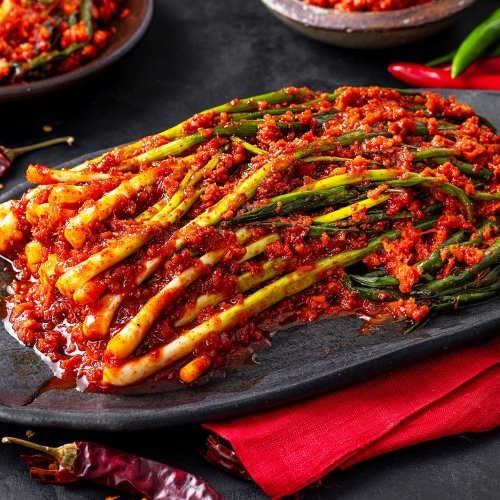 [더싱싱] 전라도식 매운 실비 파김치 1kg 해썹인증