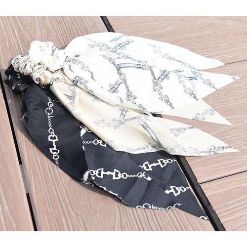 [JHL75095_51JB]체인 소프트 롱 스카프 머리끈 3Colors