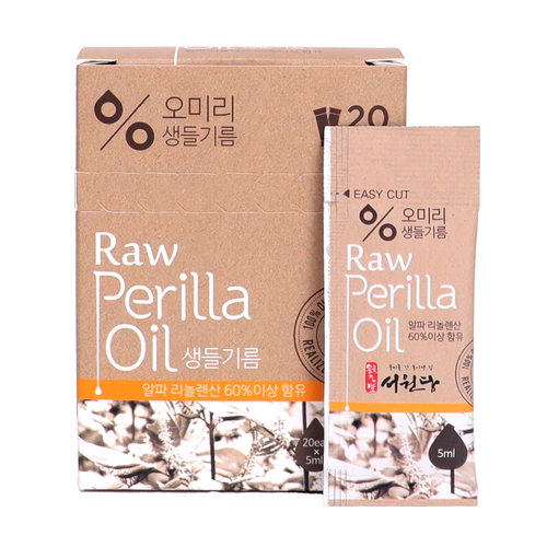 (주)수향식품 [서원당] 주문 후 갓 볶은 강원도 오미리 생들기름 20개입