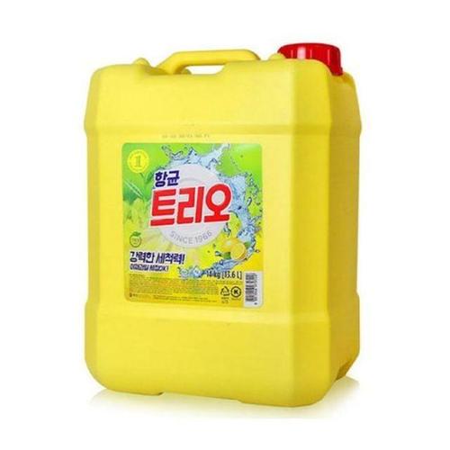 업소용 트리오 주방세제 대용량 가정용 세제 레몬향 14kg