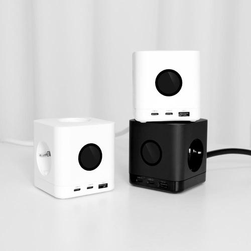 에코너 MT16 멀티탭 큐브 USB 타워형 고용량 멀티 콘센트 릴선형 1.8M