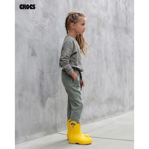 [크록스]키즈 핸들잇 아동 주니어 레인부츠 장화 노랑 12803-730
