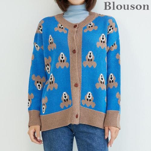 [블루종세일][한정수량/패플단독] 곰돌이쟈가드R가디건_B2210CD080C