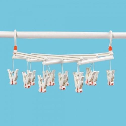 [주식회사 금수저몰]자바라 빨래집게 건조대(14p)/ 접이식 속옷건조대 (WC7CBBC)