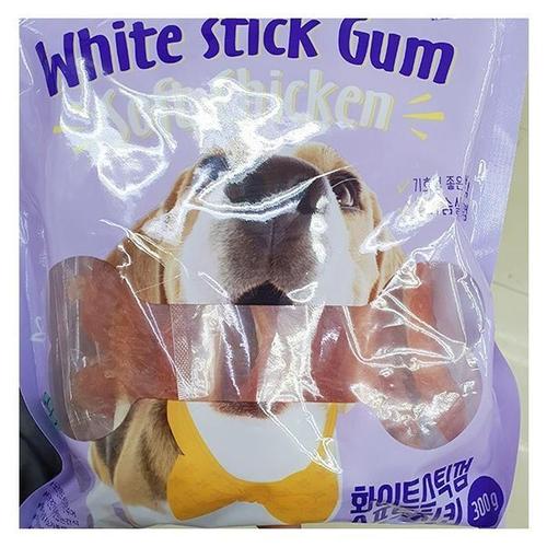 화이트 스틱껌 소프트치킨 300g x 1개 75951