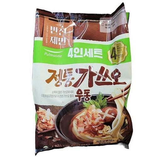 반전제면 정통 가쓰오 우동 4인 940g x 1개 28148