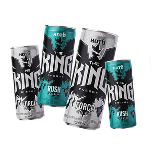 [롯데]롯데 핫식스 더킹 러쉬+포스  355ml 1+1 총24캔 (38656325)